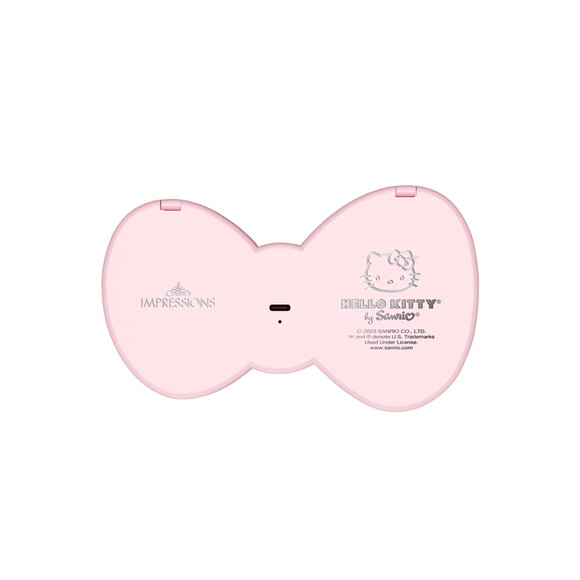 Large Hello Kitty® Bow LED Compact Mirror - Picture 8 of 11